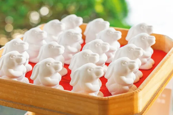 湯倉神社のなでうさぎおみくじ