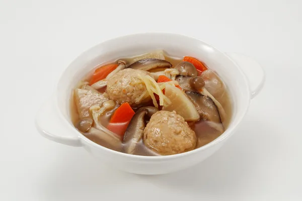 Delcy 鶏団子生姜スープの盛り付けイメージ