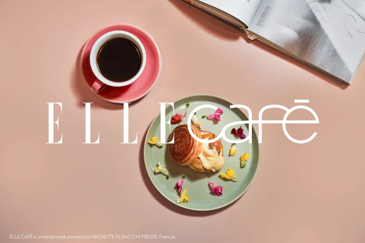 ELLE café TAKANAWAのブランドビジュアル