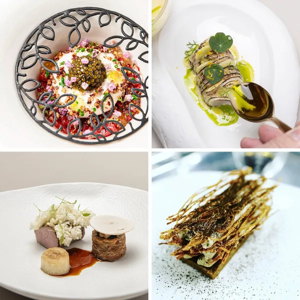 フランス展のイートインで提供する料理の盛り合わせ