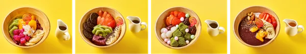 カスタムアサイーボウルの組み合わせ例