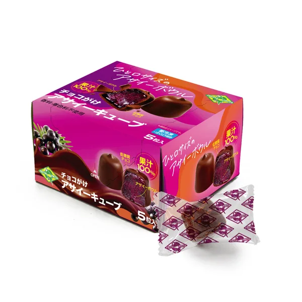 チョコがけアサイーキューブの商品イメージ