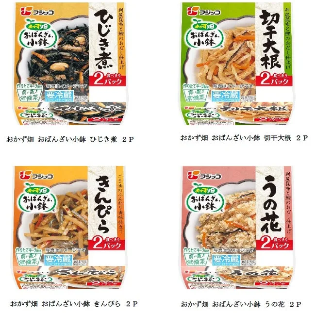 フジッコ、おばんざい小鉢4品を9月1日にリニューアル発売のアイキャッチ