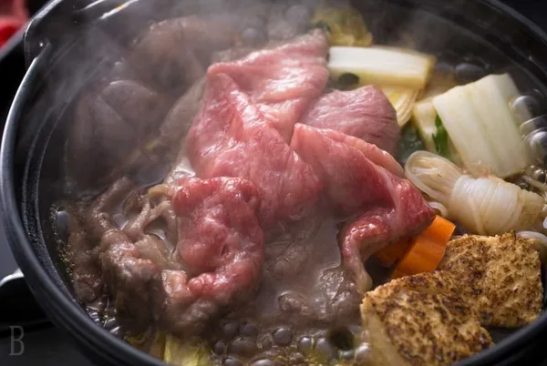 伊豆牛のすき焼き［夕食］