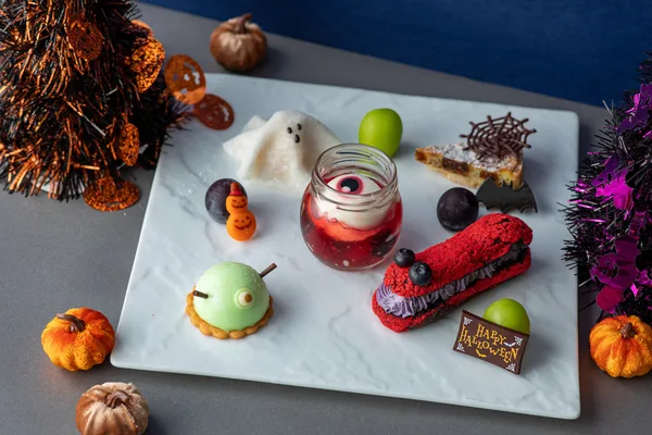 小田急ホテルセンチュリーサザンタワーのハロウィンプレート