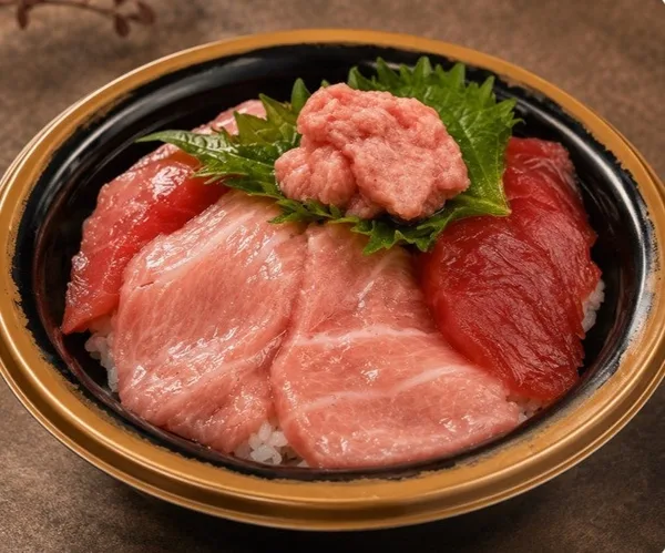 神奈川・茅ヶ崎「江の島かのん」極みまぐろ三昧丼（1人前）2,376円［『第4回 HANSHIN丼フェス』限定］