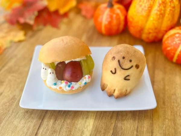 おばけパンとスイーツバーガー作り体験