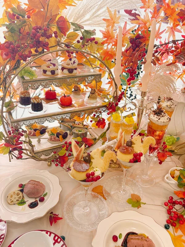 HAUTE COUTURE CAFE表参道の秋アフタヌーンティー