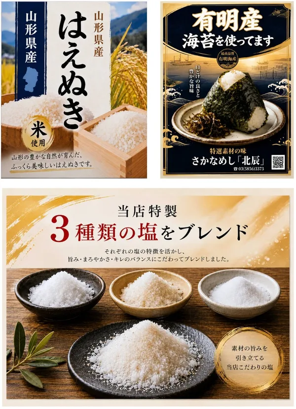 さかなめし北辰 ビーンズ亀有店のメニュー案内