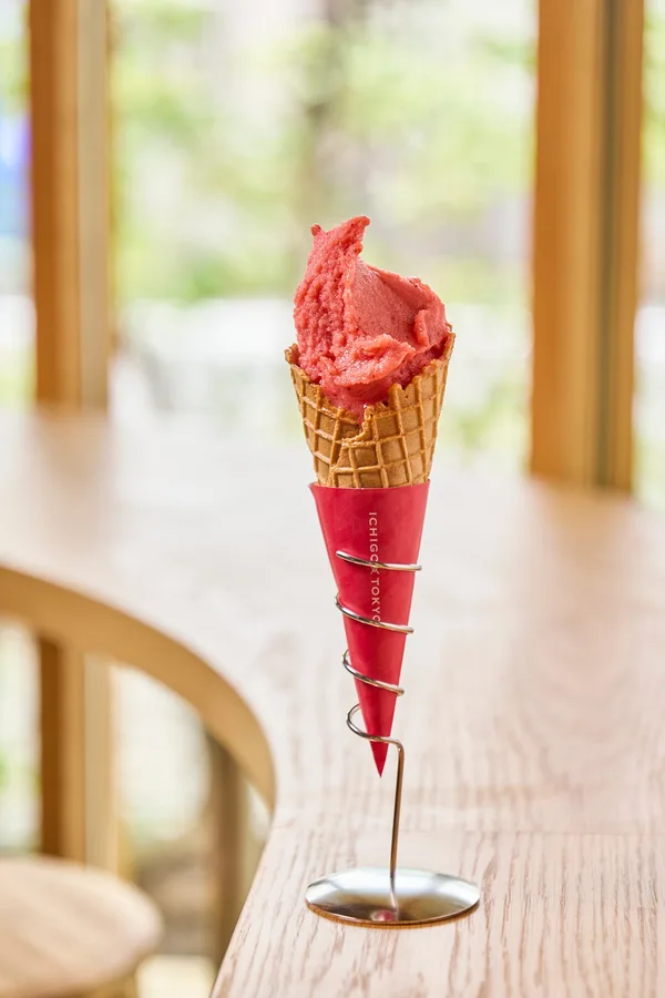 完熟いちごのソルベ