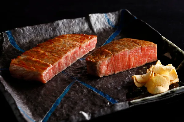 鉄板焼「石心亭」『いわて短角牛食べ比べランチ』¥25,000 ※サービス料別
