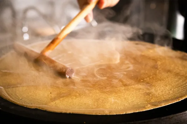 「クレープのこだわり」の節に掲載された画像