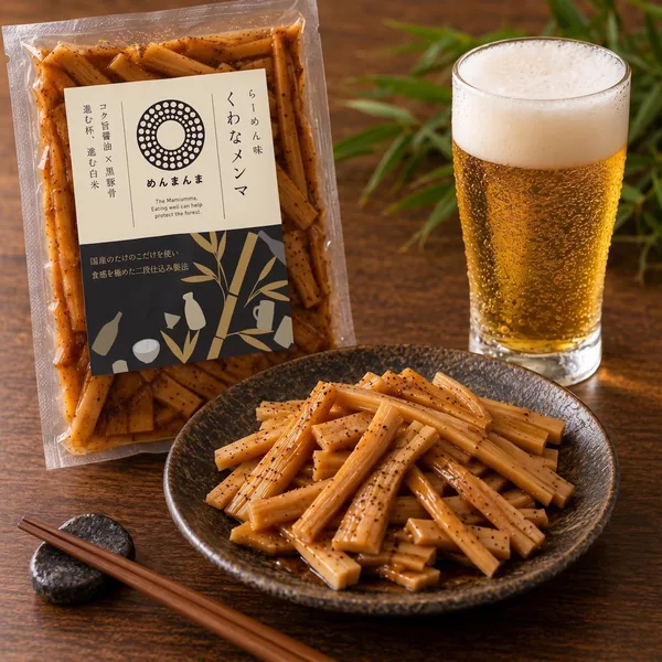 まるしげ「くわなメンマ らーめん味」630円