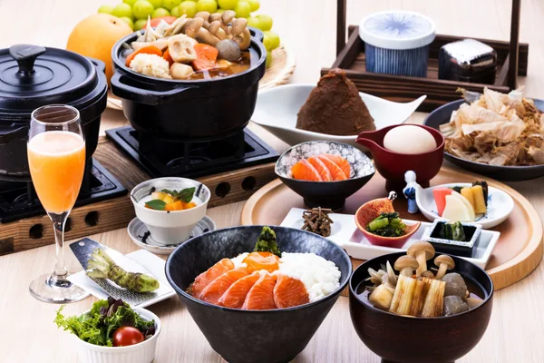 地元食材を取り入れたホテルの和朝食