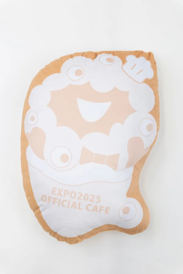 カプチーノ色のミャクミャククッション