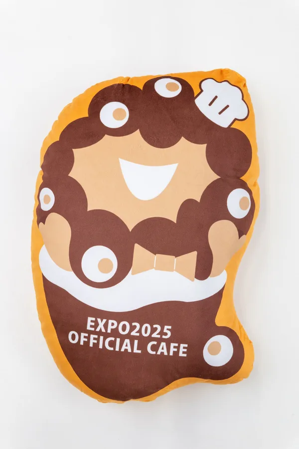 モカ色のミャクミャククッション