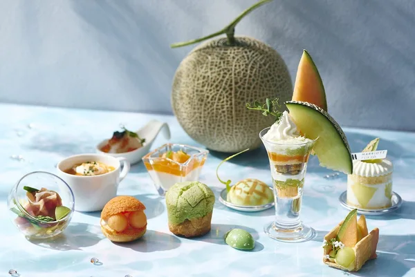 東京マリオットホテルのMELONyque Afternoon Tea