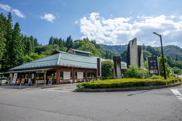 道の駅中条外観