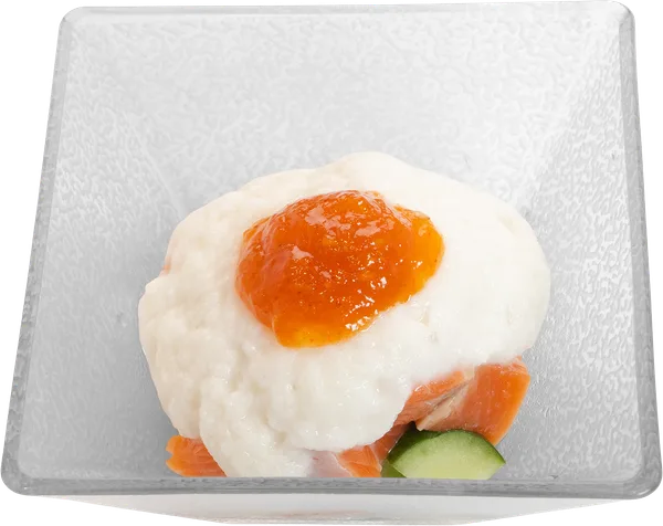 サーモンのポキジュレ山かけ