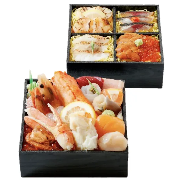<鮨処 竜敏>贅沢2段膳弁当(1折)9,720円