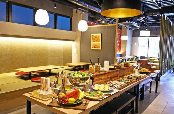 奈良県産食材を取り入れる朝食会場