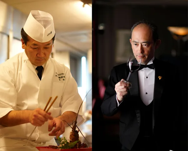 日本料理とソムリエのペアリングを紹介する節に掲載された画像
