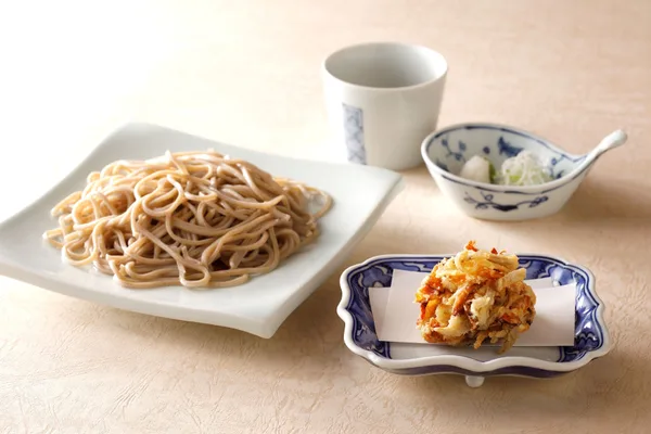 松茸搔揚天 せいろ蕎麦