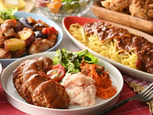 ニラックスブッフェの料理