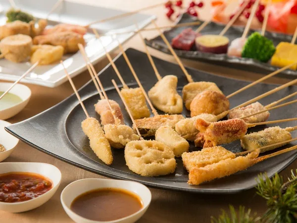ニラックスブッフェの串揚げ