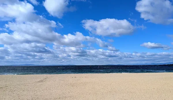 二色の浜のビーチ