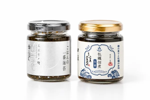 「牡蠣佃煮 -生姜-&ごはんの一番海苔セット」1,728円(税込)