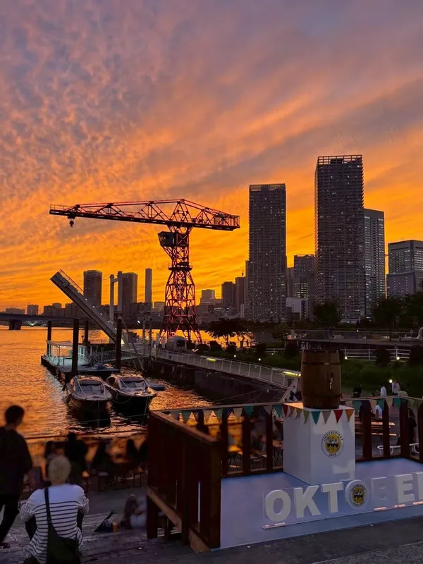 2025年開催時　夕焼け
