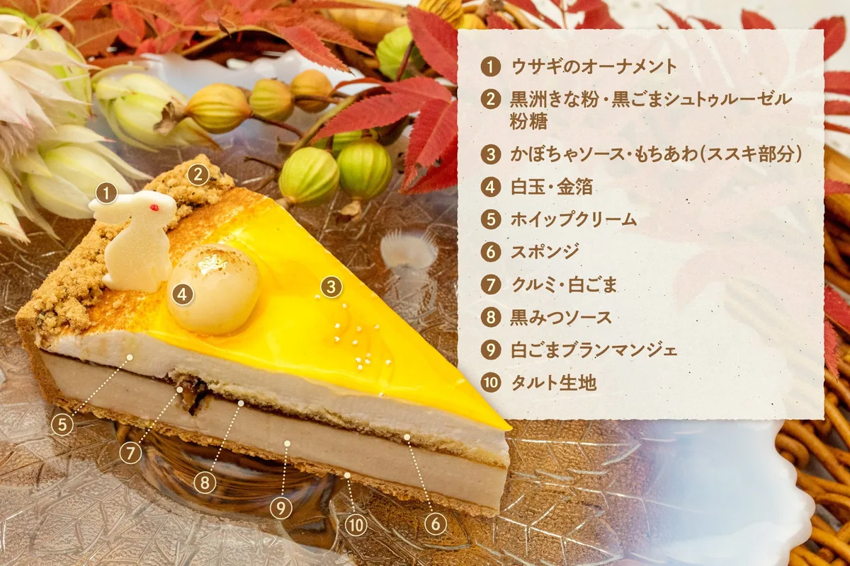 キル フェ ボンお月見タルト、9月15日から全12店舗で販売のアイキャッチ