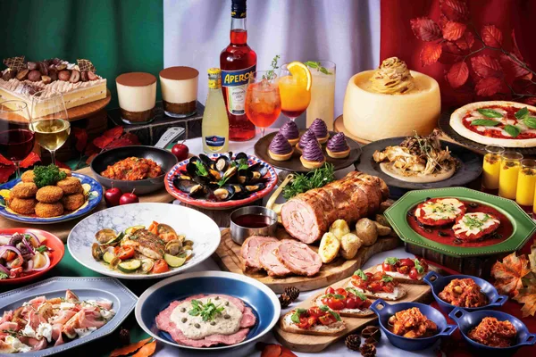イタリア各地の料理を楽しむディナービュッフェ