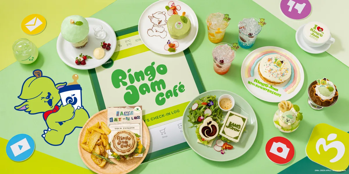 Ringo Jam Caféのフード、デザート、ドリンクを集めたメニューイメージ