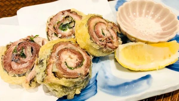 新物生さんま しそ巻き天婦羅