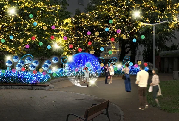 竹崎公園のイルミネーションのイメージ画像