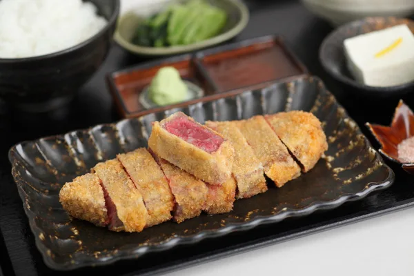 京都 清水 和牛 八重郎 14F 和牛・ひつまぶし 八重郎特製 和牛カツ定食 5,500円