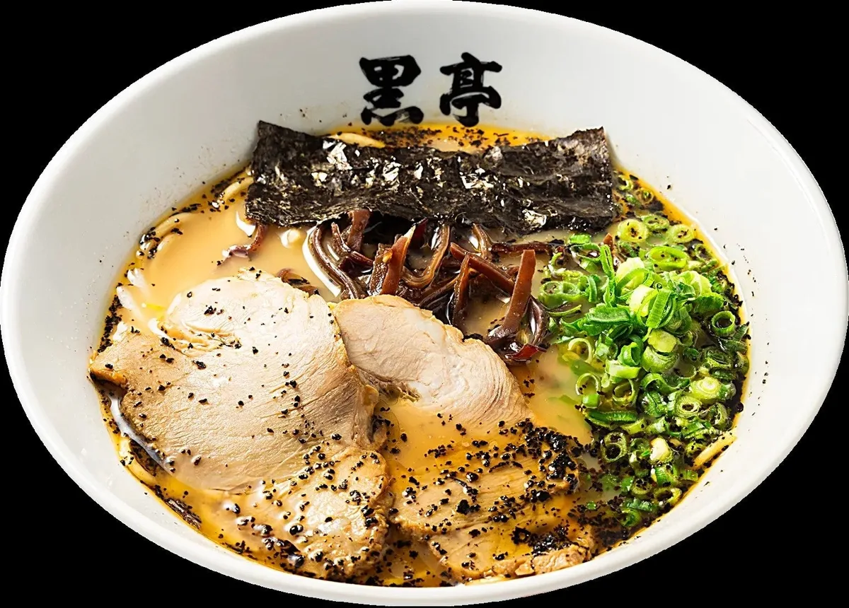 熊本ラーメン黒亭のラーメン