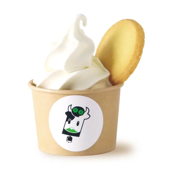 あさぎり牛乳のソフトクリームwithクッキー