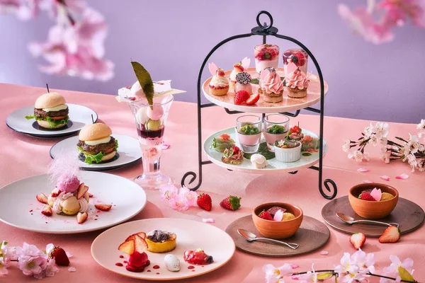 品川プリンスホテルの天空のお花見アフタヌーンティー~桜&いちご~