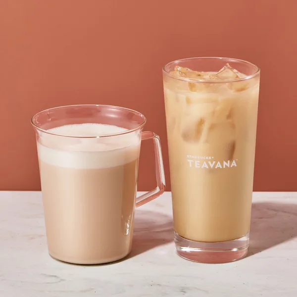アッサム クラシック ティーラテのホットとアイス