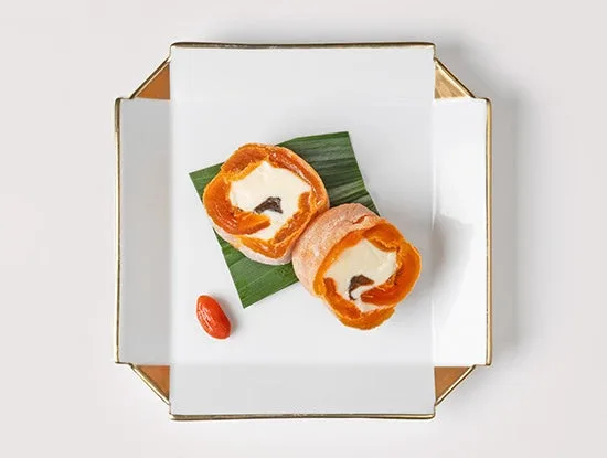干し柿のラムレーズンバター巻き