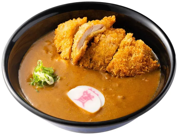 チキンカツ出汁カレーうどん
