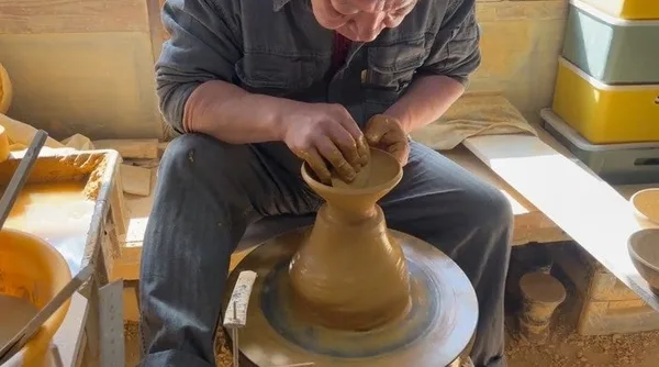小石原焼の茶碗