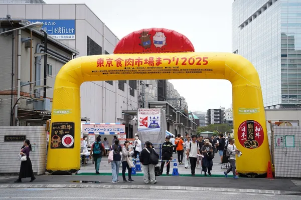 東京食肉市場まつりの昨年の会場の様子