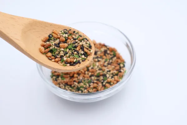 食べるお米ふりかけの盛り付け