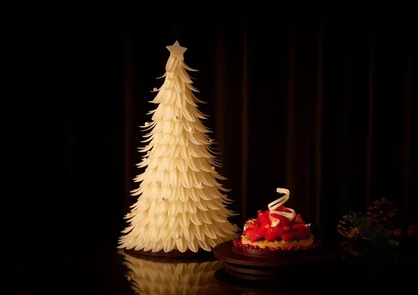 ショコラのホワイトクリスマスツリー