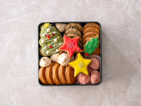 クリスマスクッキー・緑(7種入り)