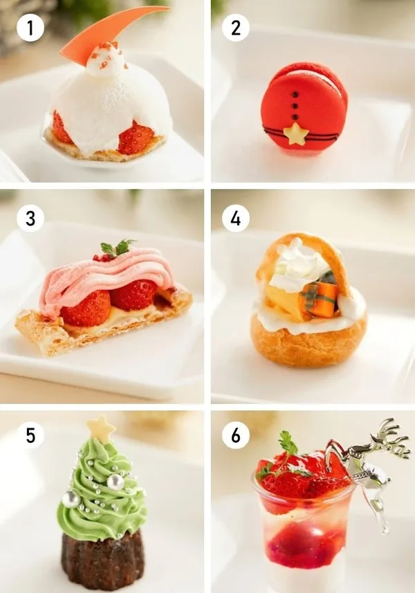 クリスマスモチーフのスイーツは全11種